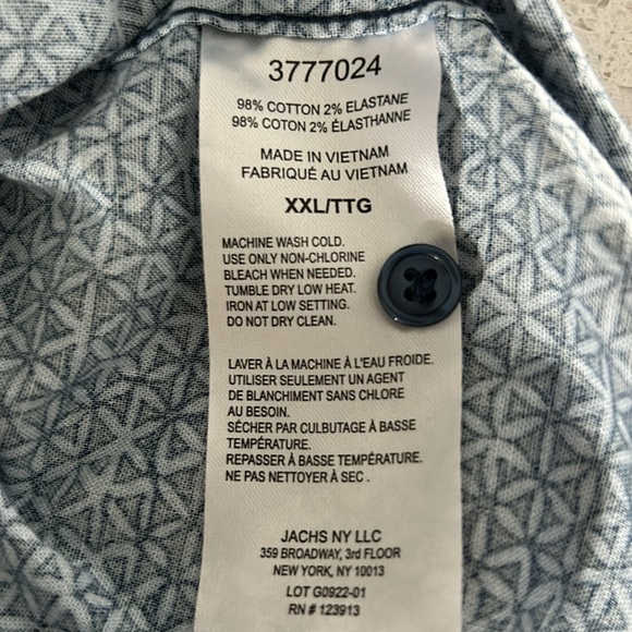 Jachs New York men’s casual short sleeve button down shirt - Picture 4 of 7